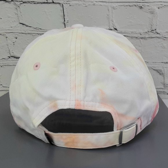 VICTORIA'S SECRET 'PINK' EMBROIDED LOGO TIE-DYE BALL CAP/ HAT ADJUSTABLE BACK - Picture 4 of 16